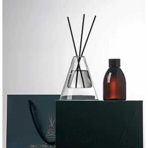 double layer triangle glass candle holder modern aromatherapy tealight centerpiece