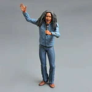 bob marley collectible figurine – reggae music icon desktop ornament | fan gift